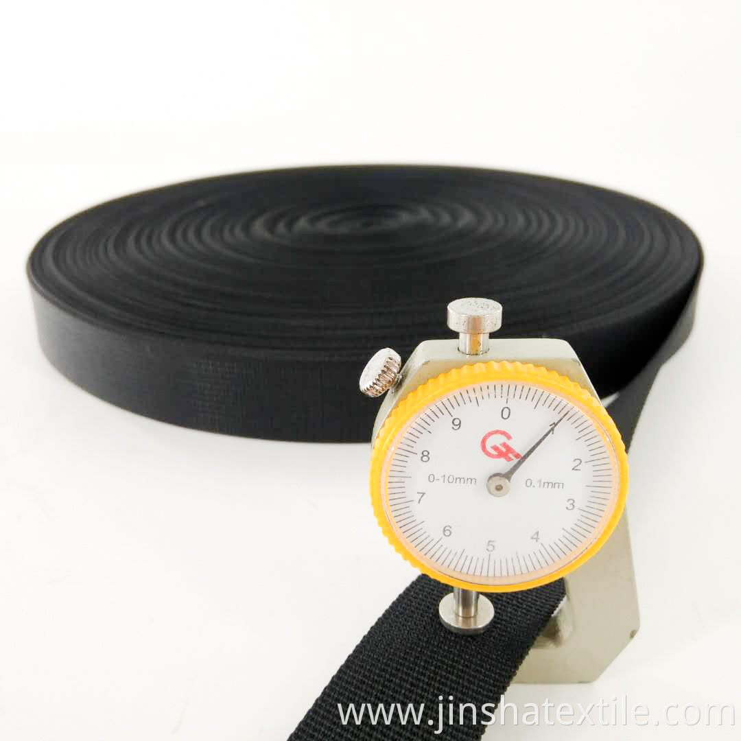 2.5CM woven strap webbing Wholesale High Quality Pitted Webbing Belt Imitation Nylon Webbing Strap